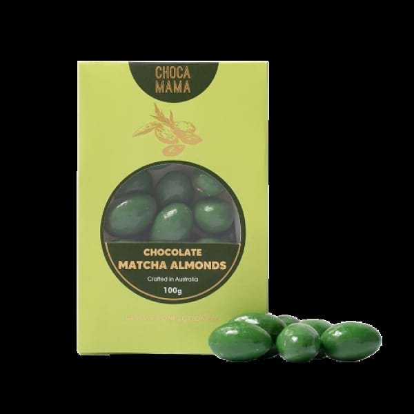 Chocolate Matcha Almonds - 100g